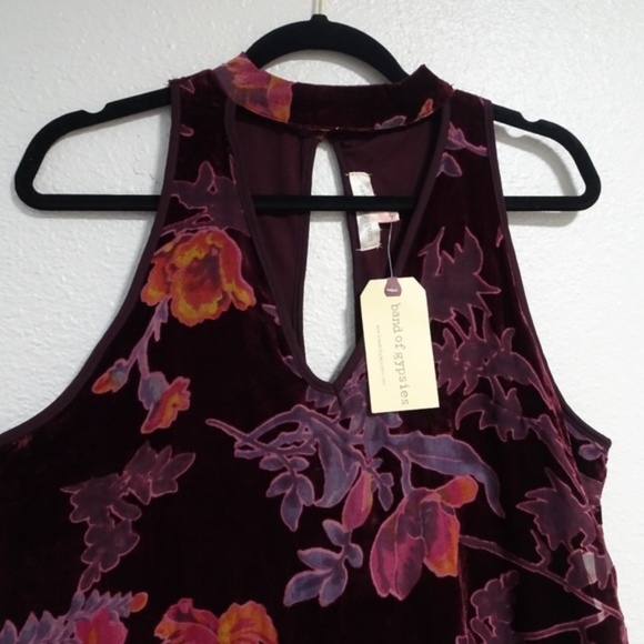 NWT Band of Gypsies Mini Choker Dress - Picture 2 of 7